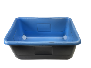 Representative Shirley K's reusable material handling totes