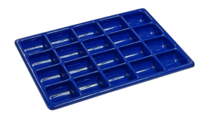 Shirley K's plastic organizational storage trays