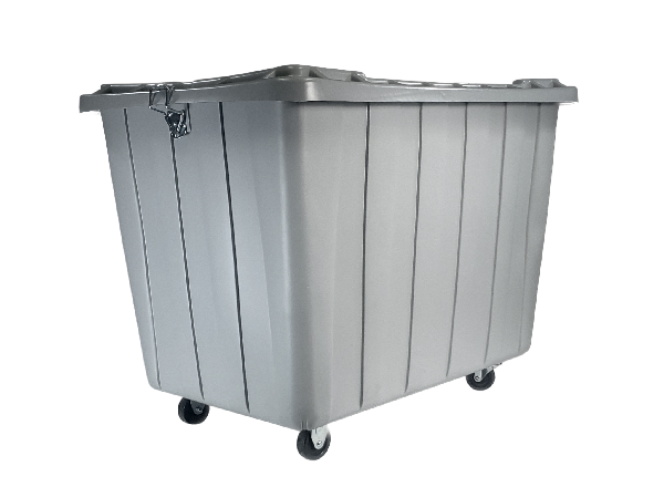 Shirley K's lidded shipping tote with casters, SKU 510C