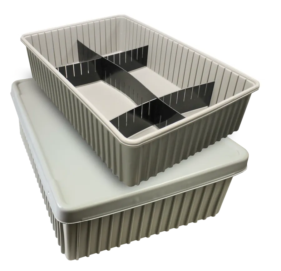 Shirley K's divider box with length and width dividers