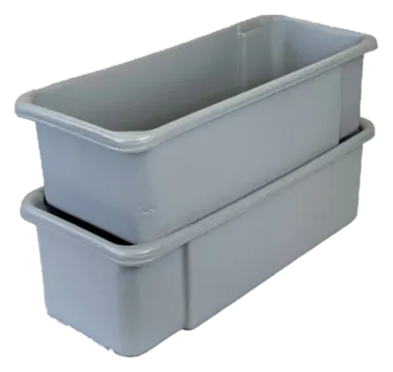 Shirley K's stack and nest material handling tote, SKU 403
