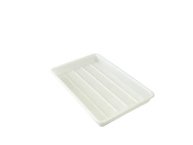 Shirley K's plastic meat tray for food processing