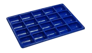 Shirley K's plastic organizational storage trays